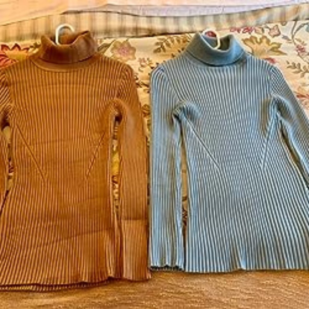Mock Neck Ribbed Sweaters for Women Cute Sexy Knitted Warm Fitted Fashion Pullo